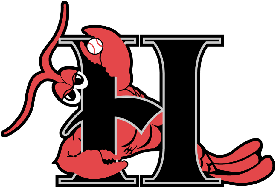 Hickory Crawdads 1993-2015 Primary Logo vinyl decal